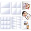 A4 Photocard Binder Sheets Transparent PP Acid Free Photo Album Refill Pages Kpop Photocard Binder Card Stamp Die
