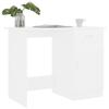 VidaXL Bureau Blanc 100 x 50 x 76 cm Aggloméré