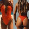 Premium Women One Piece Swimsuit Bikini Set Featuring Push-up Monokini And Zipper Design