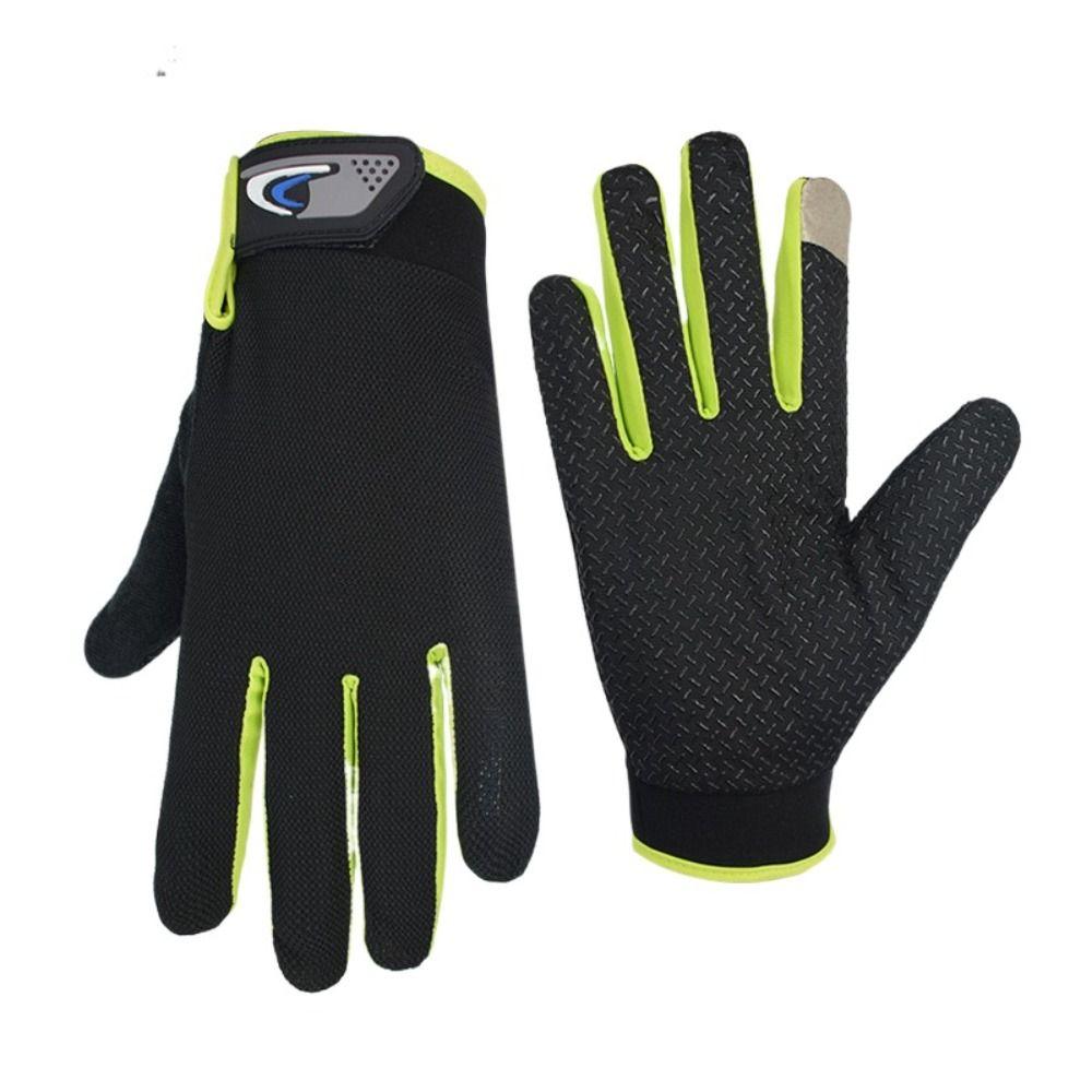 Full Finger Gloves Full Finger Bike Gloves Breathable Fishing Gloves  Outdoor