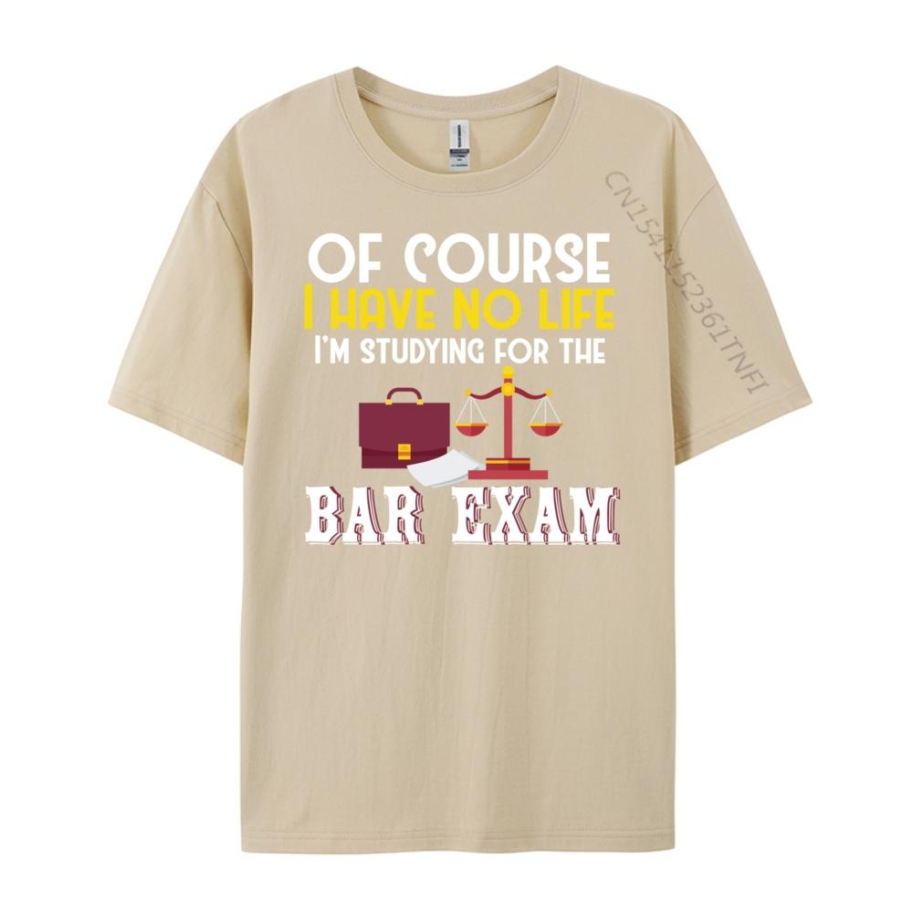 Law School Bar Exam Lawyer Student Luxury Clothing Female Fashionable and Trendy Tshirts Men Original Tees