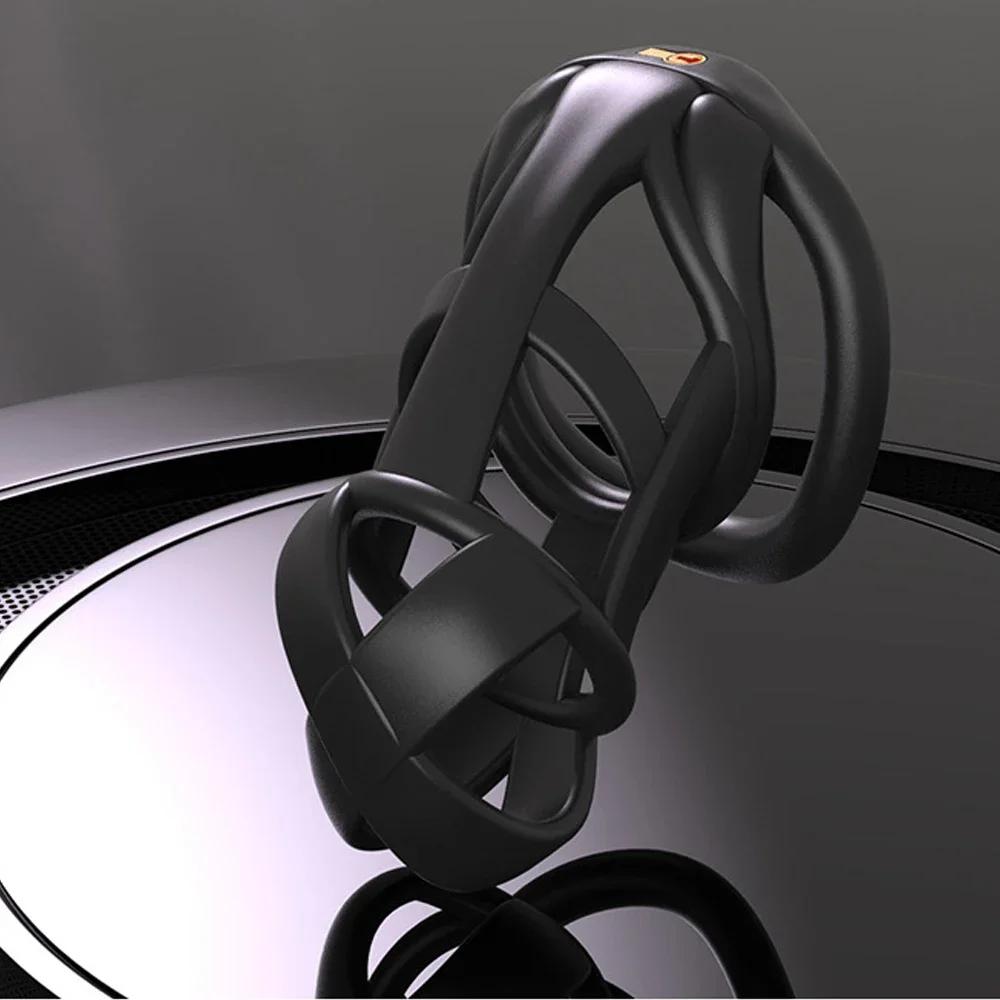Ergonomics Small Male Chastity Cage Pink Chastity Device Invisible Lock for Man Penis Exercise Bondage Gear Cock Cage Sex Toys