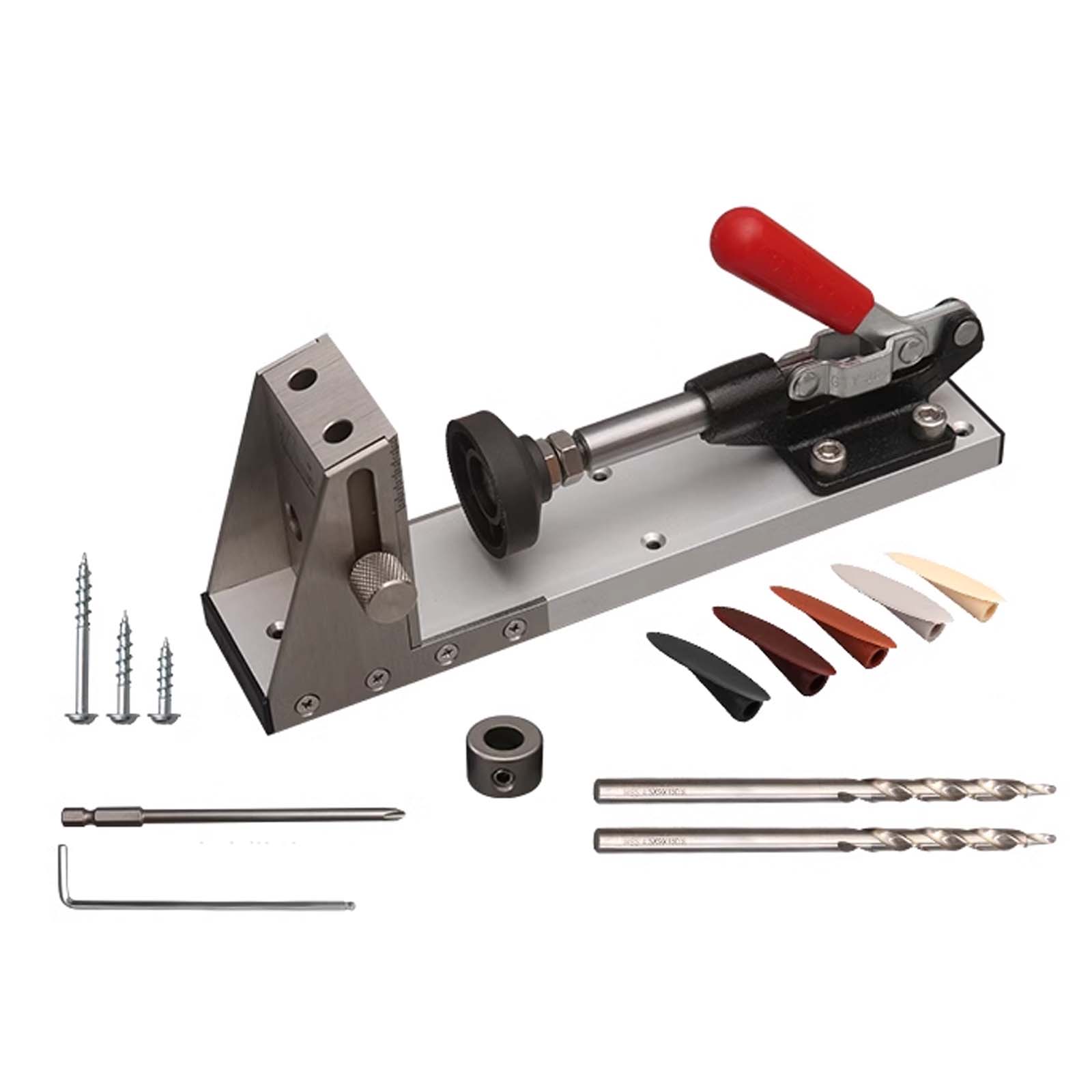 

Inclined Hole Punching Position Locator for Woodworking, DIY Oblique Hole Punching Machine 2 Holes