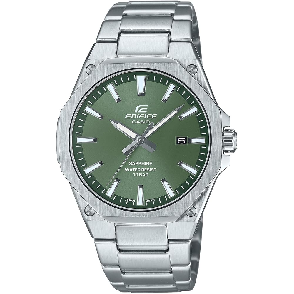 Casio Edifice Men s Watch Sapphire Glass EFR-S108DJ-3AJF Green Color
