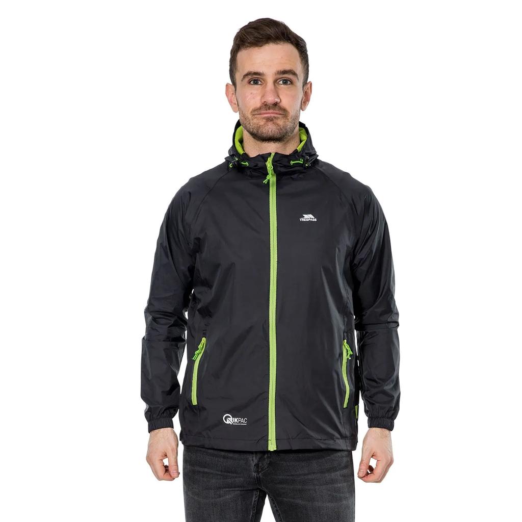 TRESPASS Unisex Adult Qikpac Waterproof Jacket