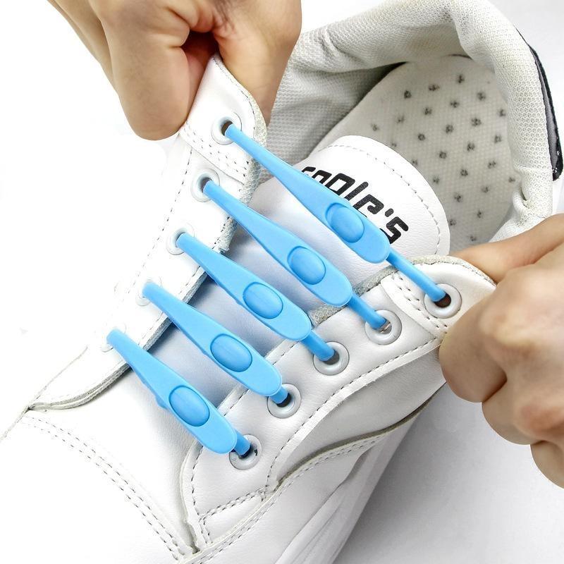 lazy elastic silicone shoe laces