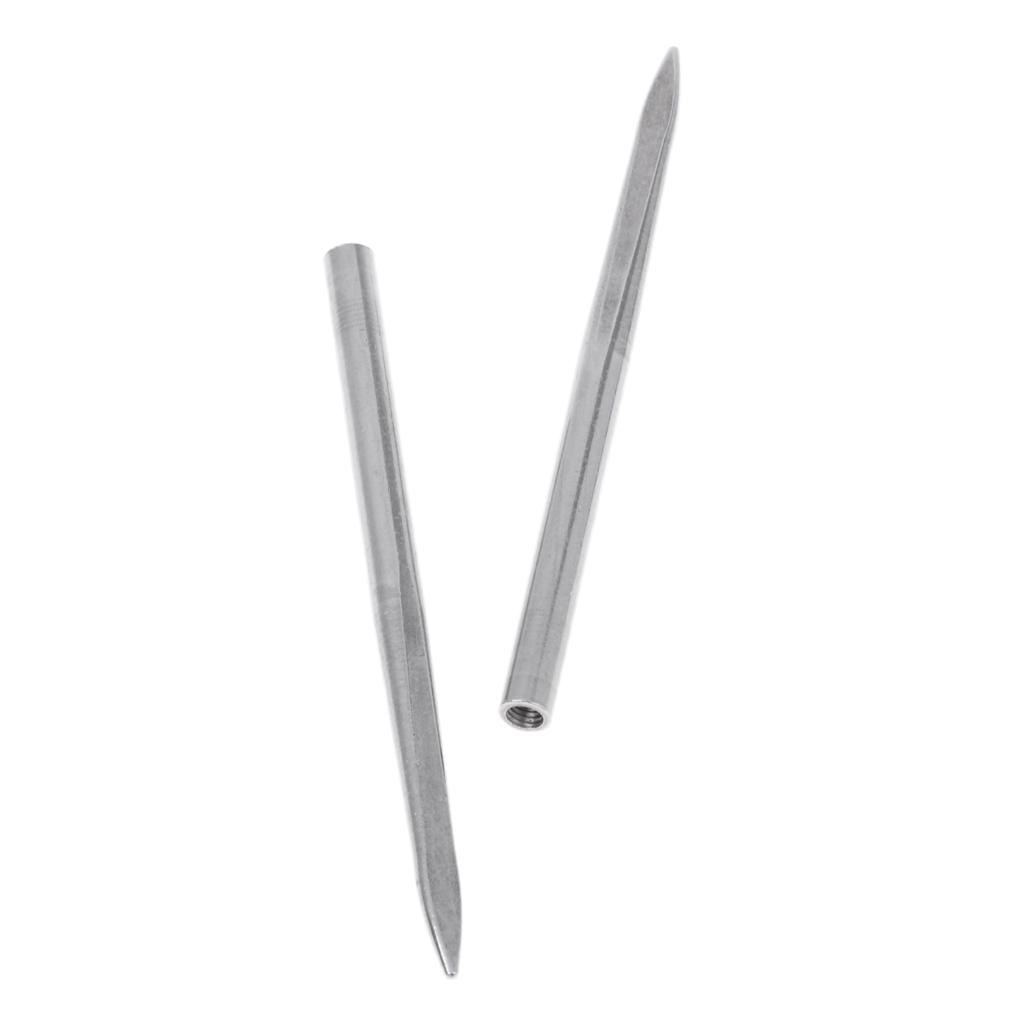 4pcs Silver Paracord Lacing Stitching Needles for Bracelet Making Crafts