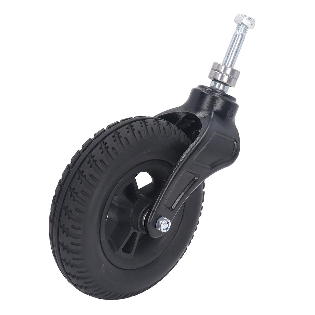 7 Zoll Lenkrolle Universal PU-Nabe PVC-Rad Rollstuhl Vorderrad Ersatz 120KG Last