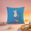 Magical Unicorn Fantasy Cushion Cover Comfortable Durable Pillow Cover MultiScene for Home Office Car Sofa