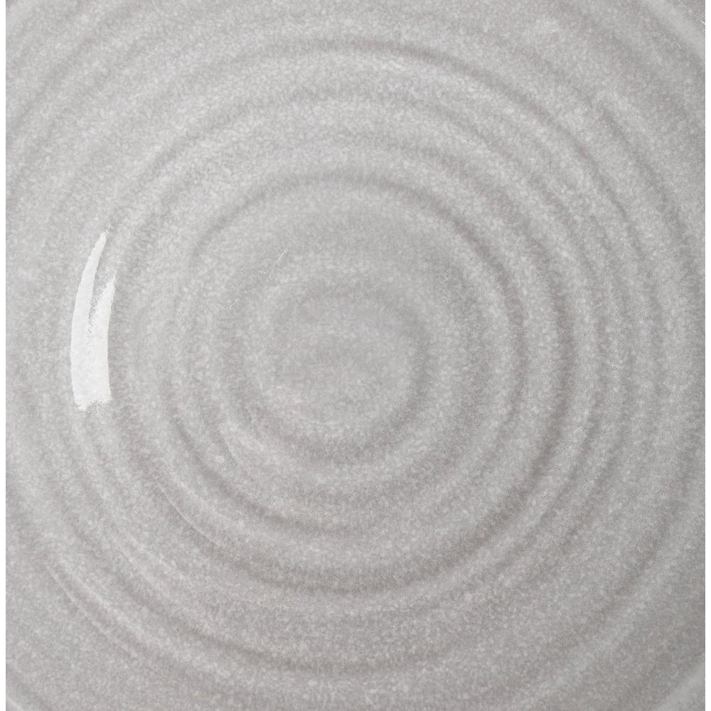 (2 Pack -Collins Grey Stoneware Round Salad Plate