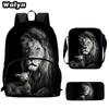 Lion King Schoolbag High Definition Printing Multi-Function Cross-Border Burden Reduction Large Capacity Backpack