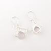 Selenite Gemstone 925 Stamped Silver Jewelry Handmade Earrings 1.50" For Gift EE-2-45