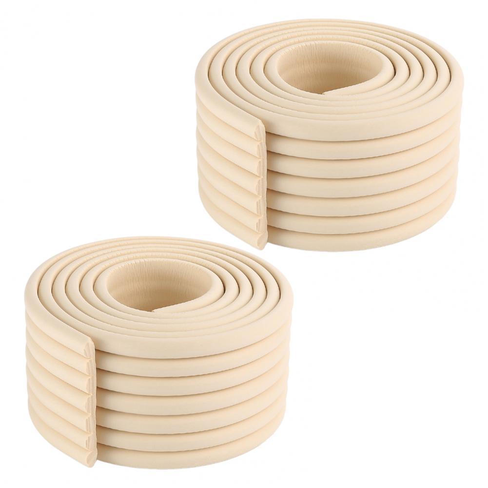 2 Adet 400x8CM Çarpışma Önleyici Köpük Güvenlik Şeridi Kendinden Yapışkanlı 0,8CM Ekstra Kalın Bebek Güvenliği Mobilya Köşe Kenarı Koruyucu