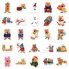 Persimmon Pepper Bear Graffiti Stickers: 50 Korean-Style Decorative DIY Cartoon Stickers for Stationery and Phone Cases