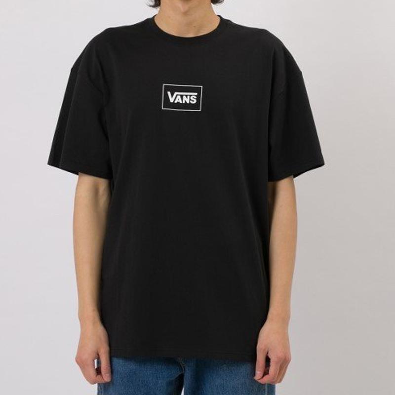 Vans Letter Print Casual Short Sleeve T-Shirt Men Tops Black VN0A4MLWBLK