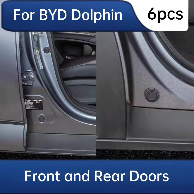 For BYD Dolphin Intelligent Driving Version Door Shock Absorbing Buffer Pad Vibration Proof Sticker Interior Accessories