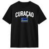 Casual T Shirt Beach Curacao Flag Inspired Motivational Quote Design Novelty T Shirts  Cotton Tshirt Short Sleeve Tops