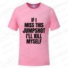 Lustig Wenn ich diesen Jumpshot verfehle, bringe ich mich um T-Shirt Grafik Streetwear Kurzarm Geburtstagsgeschenke Sommermode Herren T-Shirt