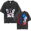 Washed Vintage Katy Perry The Lifetimes Tour  Double Sided Print TShirts Men Women Summer Casual Fashion Oversized Tshirt