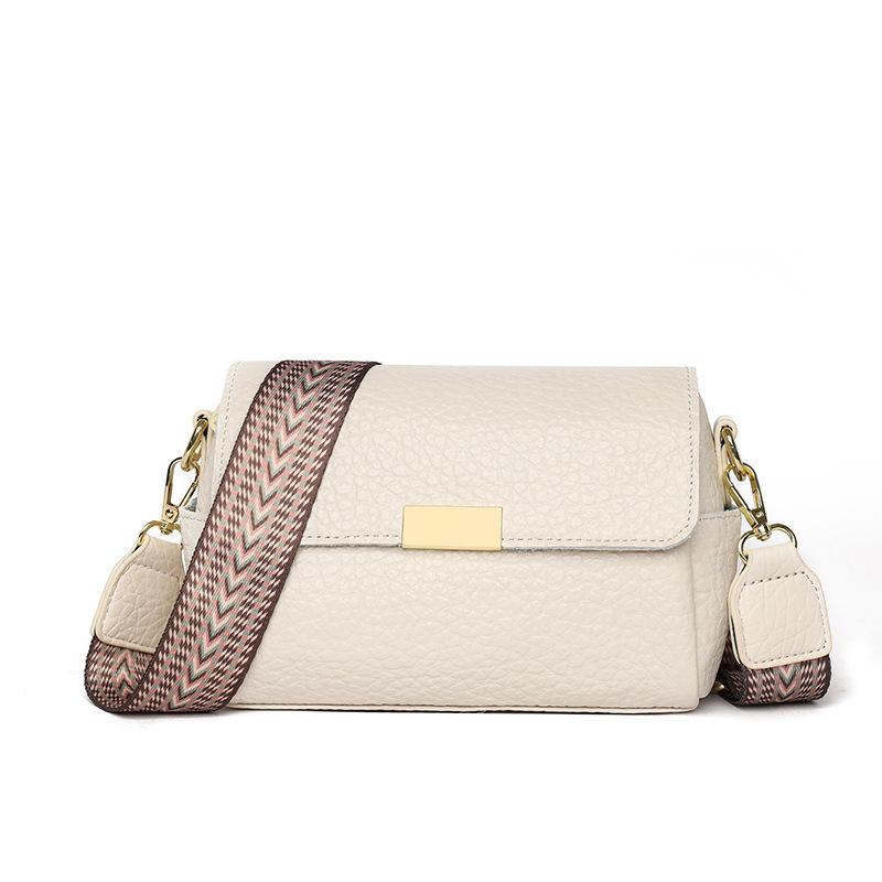Women'S Bag Small Square Bag Fashionable Small First Layer Cowhide Shoulder Messenger Bag Casual Tide