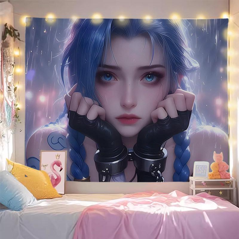 

Jinx Room Tapestry Wall Hanging for Bedroom Headboard Dorm Decor 74x94cm(29x37in)