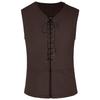 European & American Retro Medieval Costume Lace-up Shirt Cosplay Top