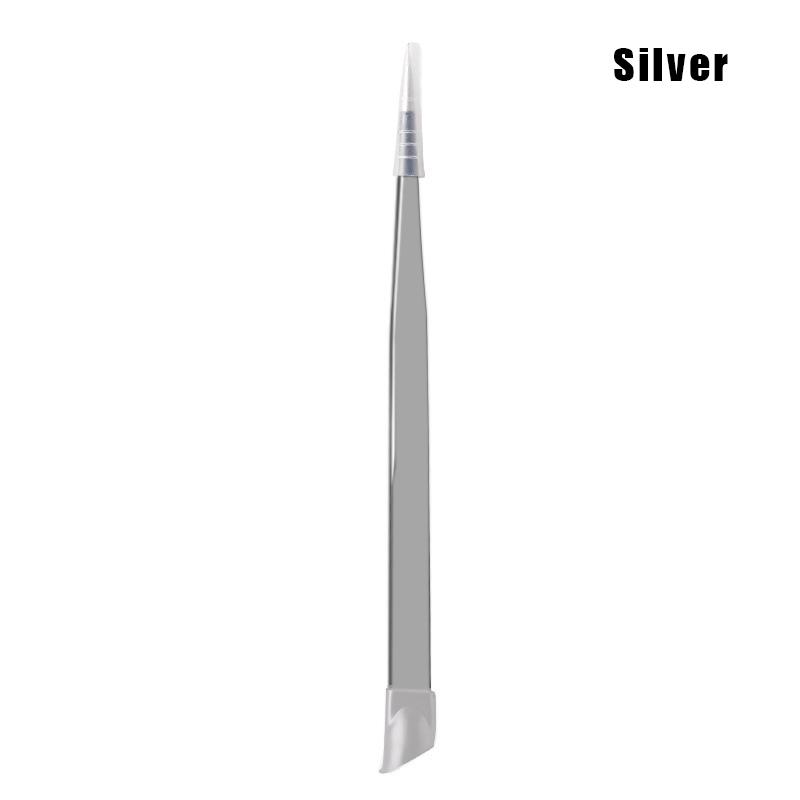 

Двусторонние силиконовые пинцеты для дизайна ногтей с нажимной головкой, наклейки для ногтей, стразы, зажим для наращивания ресниц, инструменты для макияжа