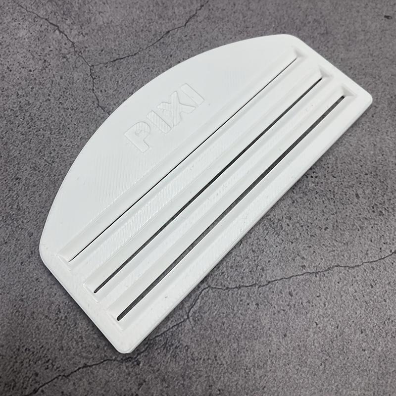 

1 шт. Экструдер для корма для кошек, Прочный пластиковый дозатор корма для домашних животных, с нескользящей основой, Крышка, которую легко открыть белый