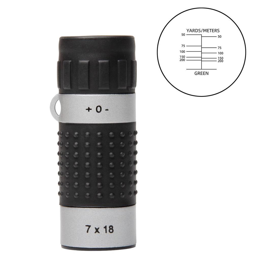 7x18 Crosshair Reticle HD Golf Rangefinder Monocular Telescope