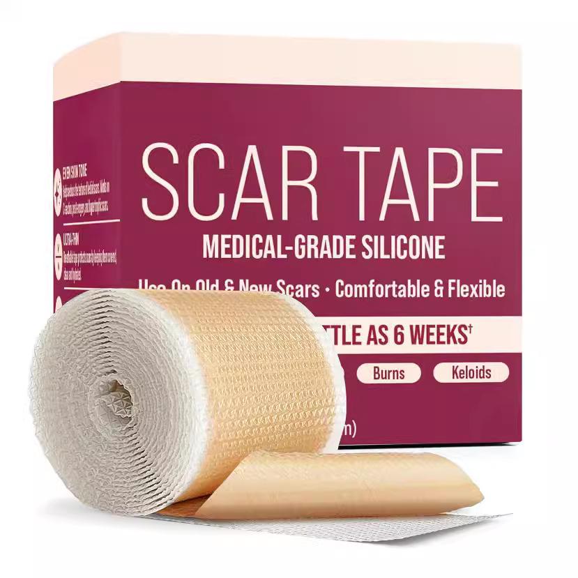 Silicone Scar Tape: Reusable Silicone Gel Sheets and Tape Roll