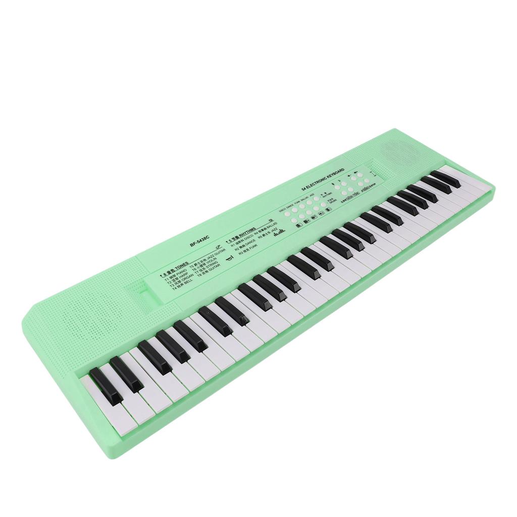 54 Key Electronic Piano Keyboard with Wired Microphone Support Recording Multifunction Kids