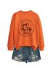 Women's European Autumn/Winter Round Neck Long Sleeve Hoodie