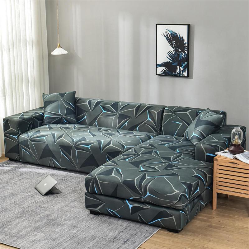 Please Order 2Pieces If Is L-shaped Corner Chaise Longue Sofa Cubre Sofa Elastic Couch Cover Stretch Sofa Covers for Living Room