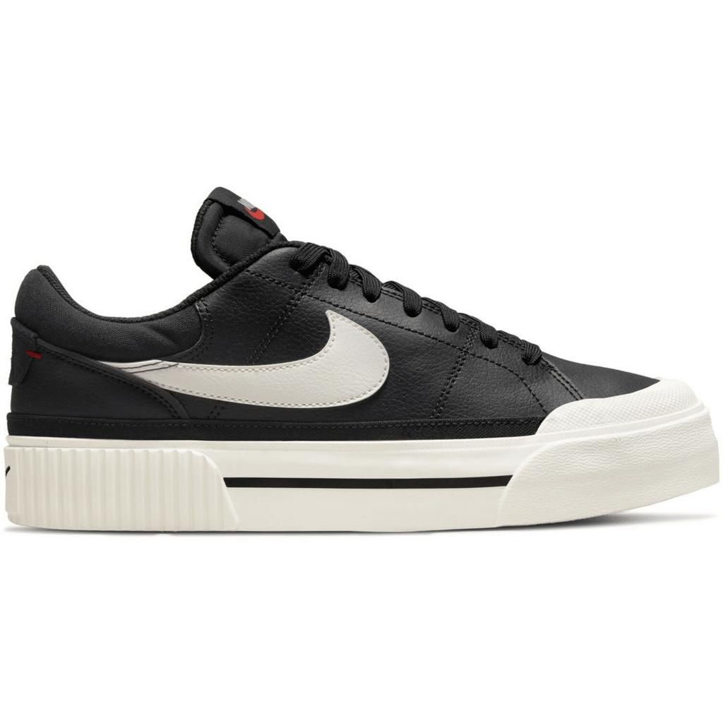 Nike Court Legacy Lift Women's Sneakers (DM7590-001) Black/white/team Orange/sail