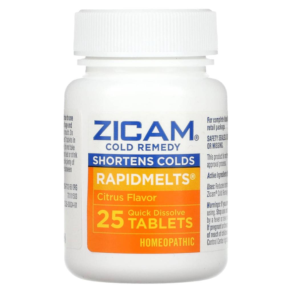 Cold Remedy, Rapidmelts, Citrus, Quick Dissolve Tablets, 25 Tablets