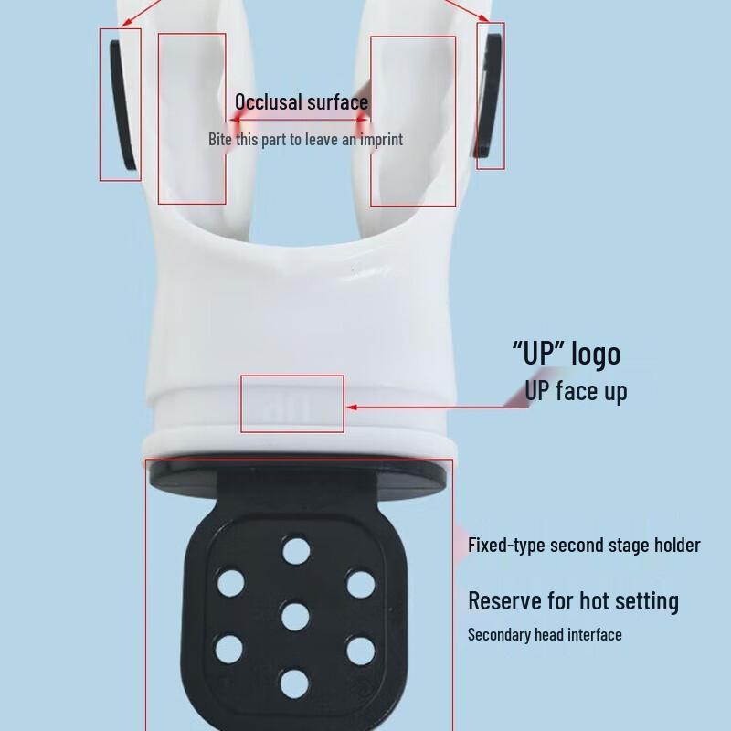 WEZHO Thermoplastic Diving Mouthpiece