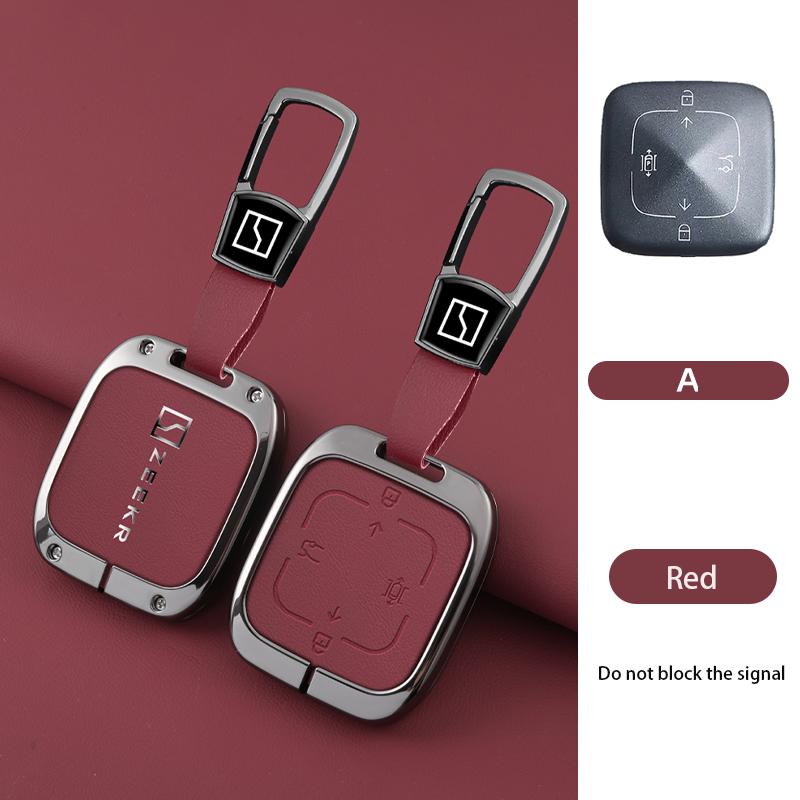 

NEW Zinc Alloy 4 Buttons Car Remote Key Case Cover for Zeekr 001 X 2021 2022 2023 For ZEEKR 001 009 Full Protector Accessories