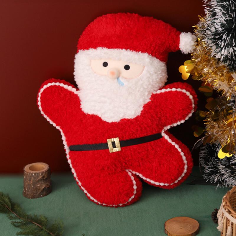 Christmas Series Plush Elf Reindeer Pillow With Pp Cotton For Holiday Home Decor