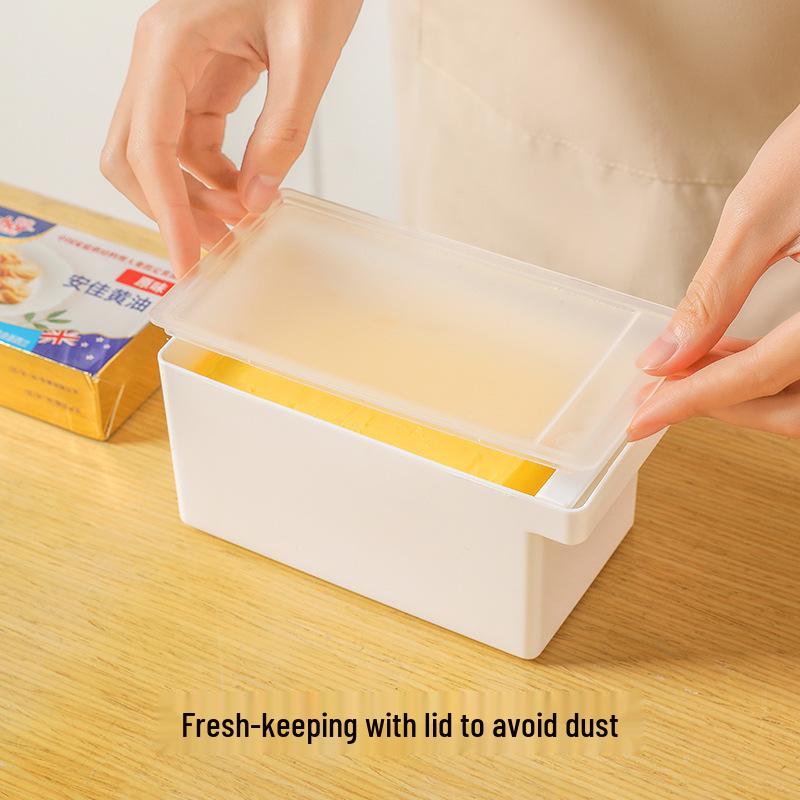 Cheese Storage Box with Spatula and Slicer – Dustproof and Fresh-Keeping