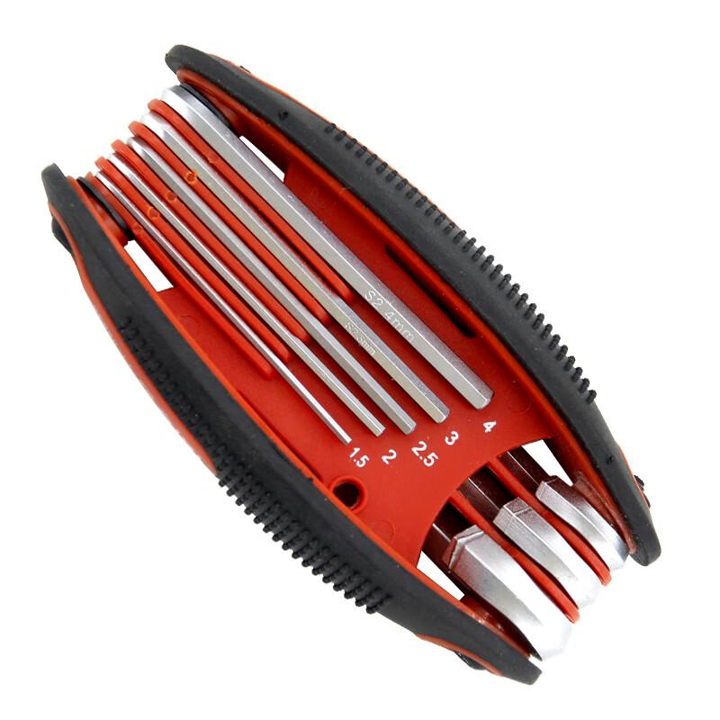 YATO YT-58831 Imperial Folding Hex Key Set, 9-Piece