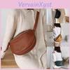 Waist Bag Fashion Ladies Casual Allmatch Large Capacity Banana Shoulder Bag Pu Leather Crossbody Chest Bag