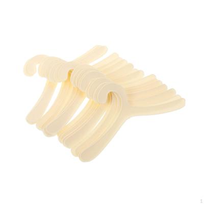 20x Pet Clothes Hanger Doll Lightweight for Small Dog, Durable Hanging Racks, Baby Hangers