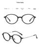 TR Frame Titanium Leg Oval Tortoiseshell Glasses for Women, Style Ti0185 - Suitable for Prescription Lenses