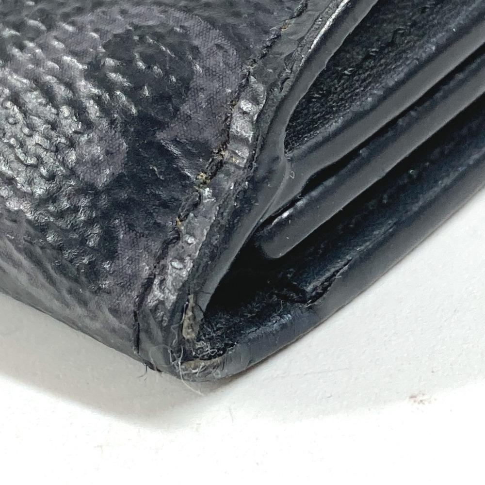 Louis Vuitton M45417 MonogramEclipse Discovery Compact Trifold wallet Black/gray