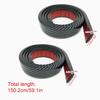 Universal Wheel Fenders Trim Protective Strips Heat Resistant PVC Wheel Eyebrow Protector For Vehicle Appearance