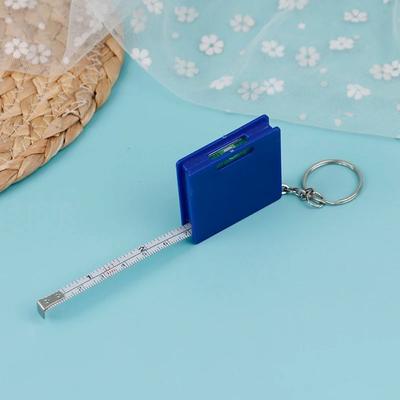 Çok İşlevli 1M Geri Çekilebilir Cetvel Kare İnşaat Aletleri Mini Ölçüm Bandı Anahtarlık Cep Santimetre Çelik Ölçüm Bandı