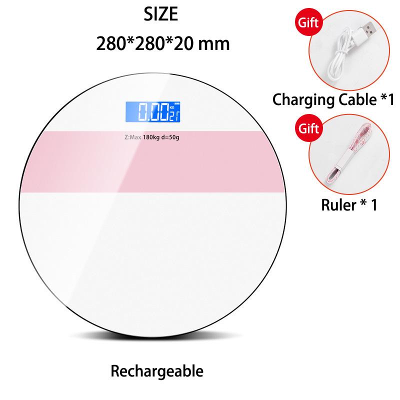 Fruit Pattern Weight Scale For Weighing Body Electronic Household Balance Floor Smart Digital Scales Bathroom Scales