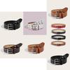 PU Lederen Riem Voor Dames Met Onregelmatig Sterrenpatroon En Gesp Voor Mode Casual Kleding