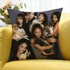 Hot Music Band KKATSEYE Various Sizes Square Pillow Case For Car Home Bedchamber Decor