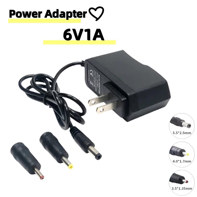 6V 1A Stroomadapter 1M Ac100-240V Vervanging Omron Indoplas Bloeddrukmeter Oplader